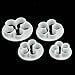 Aexit Flower Shaped Clamps Fondant Cake Decorating Mould Sugarcraft Cutter Spreader Clamps 4 Pcs