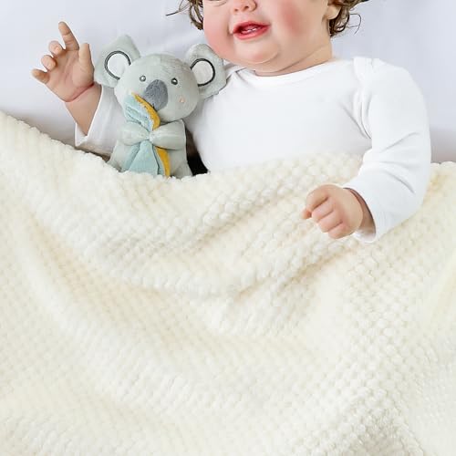 Image of CREVENT Cozy Plush Baby Security Blanket, Soft Animal Lovey for Baby Girls and Boys, Comfort Blanket, Birthday Gift - Kaola