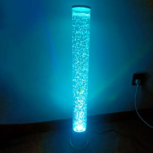 BiiKoon Lampe À Tube À Bulles Électrique Lampe À Lave LED avec 7 Lumières Changeantes De...