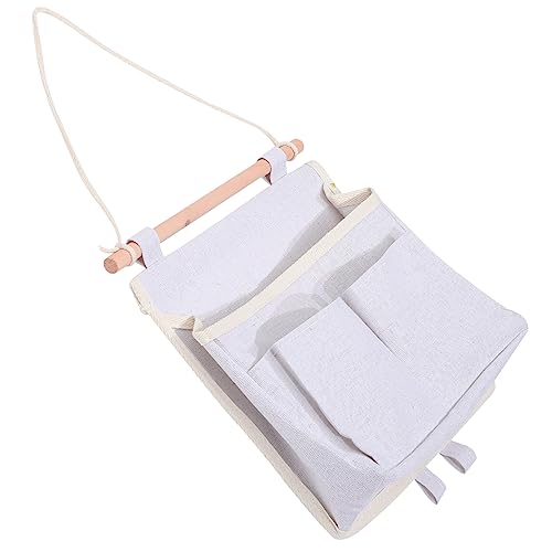 Alipis Bolsa De Almacenamiento Montada En La Pared Hogar Cesta Funda Nordica Apilador Hundir Basura Estantería De Bebé Largo Envoltura Muro Colgador De Ropa sobre La Puerta Algodón