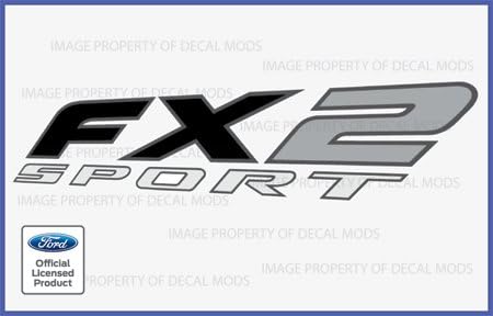 FX2 Sport Decals Truck Stickers Black for Ford F150 - FB (1997-2008) | FH5M2