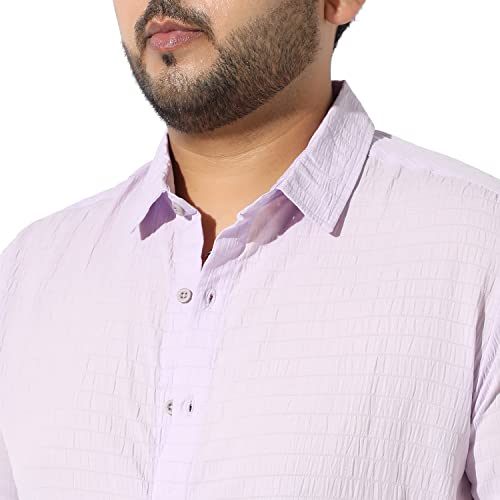 Image of Instafab Plus Men's Button Up Regular Fit Shirt for Casual Wear Modern Clothing Shirt Crafted with Regular Sleeve, Comfort Fit & High-Performance for Everyday Wear