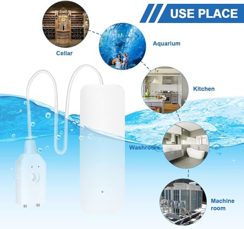Water Leakage Alarmer, Water Level Wireless Sensor Wifi Overflow Flood Detector, for Google Home,Alexa,TUYA/Smart Life APP Notification - Image 4
