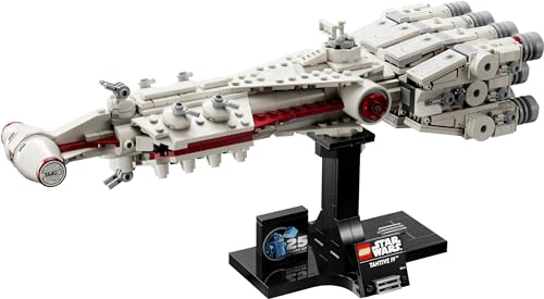Star Wars Tantive IV, Modellino da Costruire per Adulti, Kit Astronave da Collezione, Veicolo per l'Arredamento Casa dal Film Una Nuova Speranza, Idee Regalo per Lui, Lei, Marito o Moglie 75376 - Lego - Immagine 7