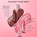 MORPHE Dripglass High Shine Lip Gloss - Glazed, Semi-Sheer & Nourishing Lip Makeup - Buildable Formula Infused with Plant-Derived Squalane & Vitamin E - Pink Mirror (0.13 oz)