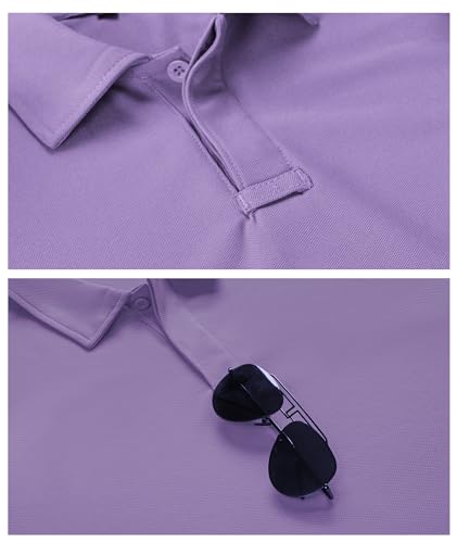 Image of SCODI Men's Golf Polo Shirt Short Sleeve Tactical Shirts Casual Tennis T-Shirt