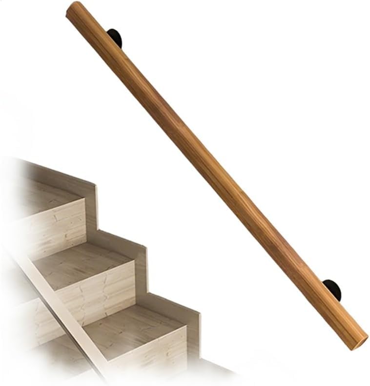 Rampe d'escalier en bois 100 cm décorative murale pour maison et grenier