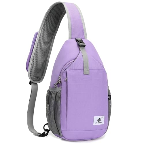 Image of SKYSPER Sling Bag RFID Cross Body Bag Recycled Crossbody Backpack Travel Daypack