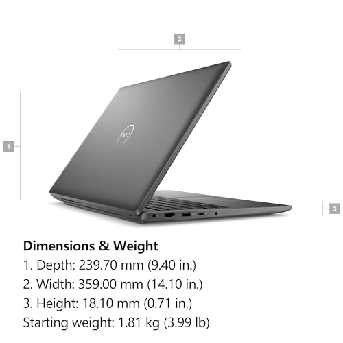 Image of Dell Latitude 3550 Business Laptop Computer, 16GB DDR5 RAM, 1TB PCIe SSD, 13th Gen Intel 10-Core i5-1335U (Beat i7-1255U), 15.6 inch FHD, WiFi 6E, Bluetooth 5.3, USB4 Type-C, Windows 11 Pro(Renewed)