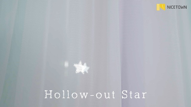 NICETOWN Net Thermal Blackout Curtains - Decorative Star Curtains with Eyelets for Kids Boy Bedroom Privacy Protected & Room Darken Nursery Window Drapes, Set of 2, W52×L63 Inch (132×160 cm) Blue