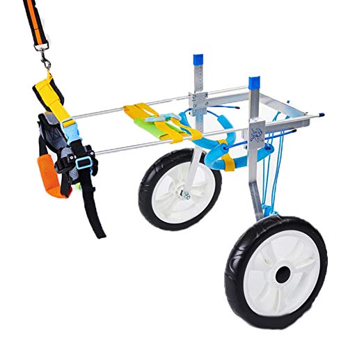 GUTYRE Adjustable Dog Wheelchair, Pet Hind Leg, Handicap, Disability, Scaffold Support Auxiliary Rehabilitation Exercise Scooter,xxl