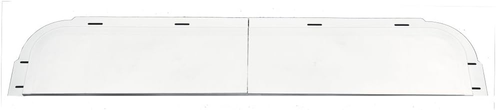 Builders Edge 060110633001 33 5/8" J-Channel Back-Plate 001, White