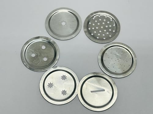 Image of Stainless Steel Kitchen Press /Murukku /Cookies /Noodles /Indian Snacks /Idyapam /Chakli /Namkeen Sev Maker Machine with 6 Different Jalis