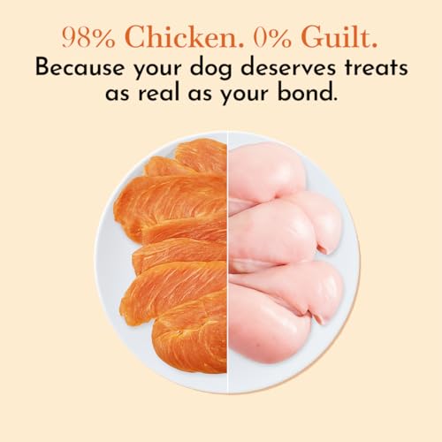 Image of Pets Empire O'Dog Soft Chicken Jerky Treat for Dogs (100gm)| Fully Digestible, Natural Delicious and Healthy Treat | Natural Puppies & Adult Dog Treat | No Artificial Colours or Preservatives