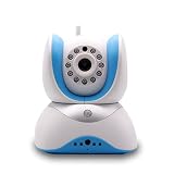 720P Hd 1 Millón Di Píxeles Videocamera Hd Di Sicurezza , Viene Fornito Con Pan / Tilt / Riduzione Del Rumore 3D Eco / Sistema Di Telecamere Di Sorveglianza Ip Telecamera Di Rete Wireless Ip , White