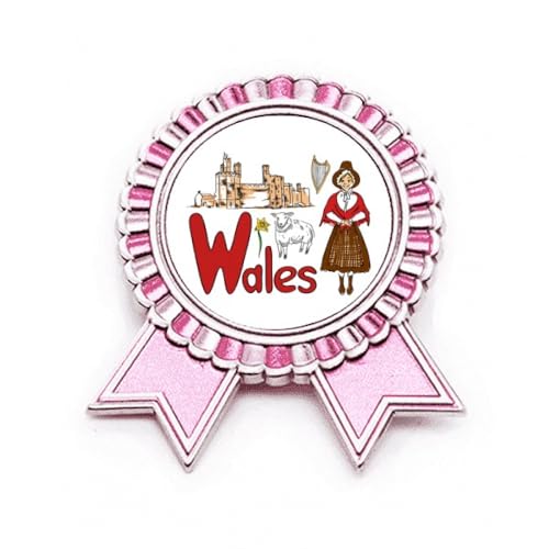Broche rose Pays de Galles pour sublimer vos vestes