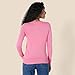 Amazon Essentials Women's Lightweight Crewneck Cardigan Sweater (Available in Plus Size), Pink, Small