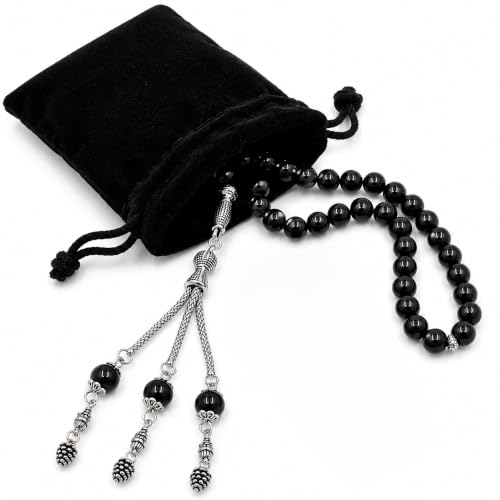 Image of Mandala Crafts Tasbih Muslim Prayer Beads 99 for Men & Women - Islamic Rosary Misbaha Tasbeeh Sibha - Zikr Dhikr Subha Beads for Ramadan Eid Gift