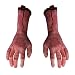 Mayin 1 Pair Fake Human Severed Arm Hands Bloody Dead Body Parts for Halloween Decorations Party Favors Cosplay Costumes