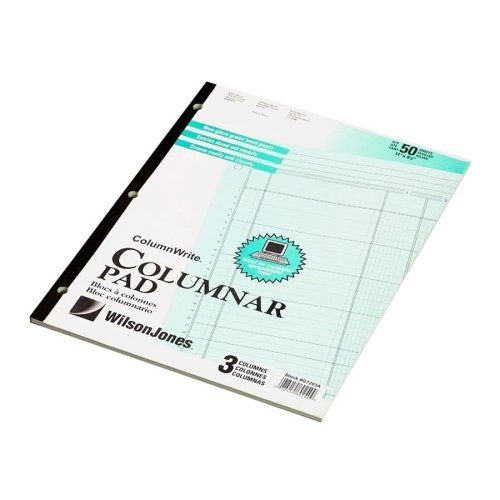 Wholesale CASE of 25 Acco/Wilson Jones SideBound Punched Columnar