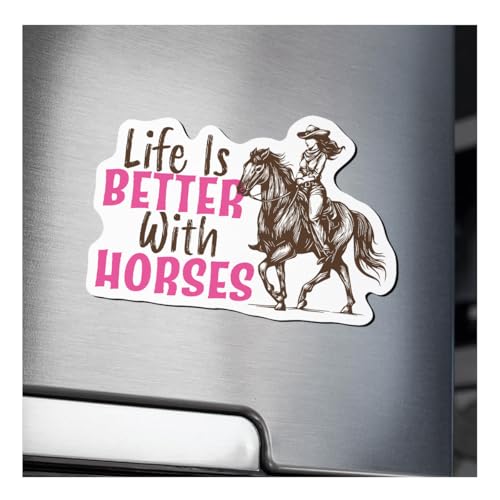 Imán decorativo para amantes de caballos 5.5 pulgadas miniatura 1