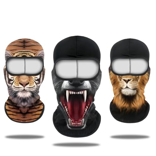 Image of Balaclava Mask 3D Print Full Face Mask Cooling Neck Gaiter Sun Protection Face Cover Mask Windproof Ski Mask