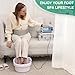 veicomtech Upgrade Ionic Foot Bath Detox Machine, 3 in1 Detox Foot SPA System with Wrist Strap, Far Infrared Waistbelt, Array and 2 Pads (Blue)