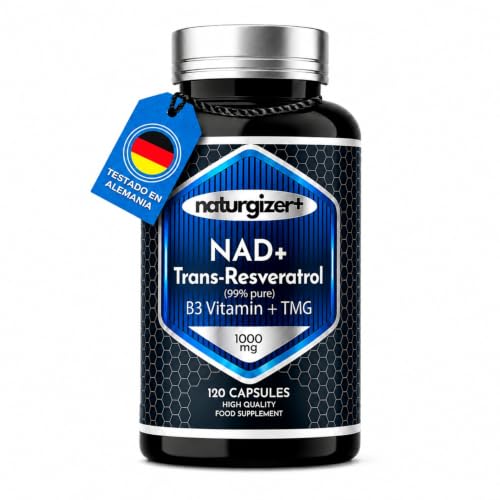 NAD Trans Resveratrol Puro Complex 1000 mg Alta Pureza NAD Plus Liposomal