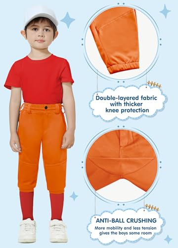 Image of MIVEI 2T 3T 4T 5T to 16Years Toddler Baseball Pants Youth Boys Tball Pants