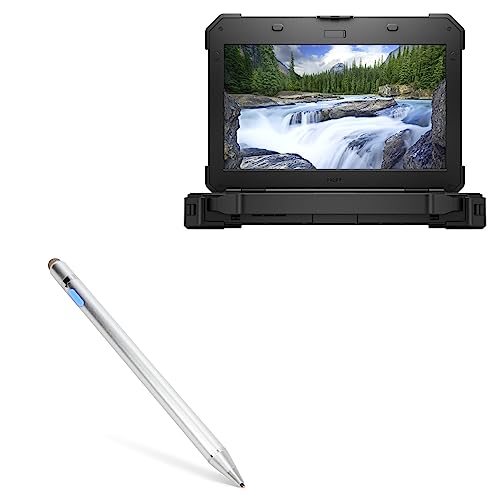 BoxWave Stylus Pen Compatible with Dell Latitude 5420 Rugged - AccuPoint Active Stylus, Electronic Stylus with Ultra Fine Tip for Dell Latitude 5420 Rugged - Metallic Silver