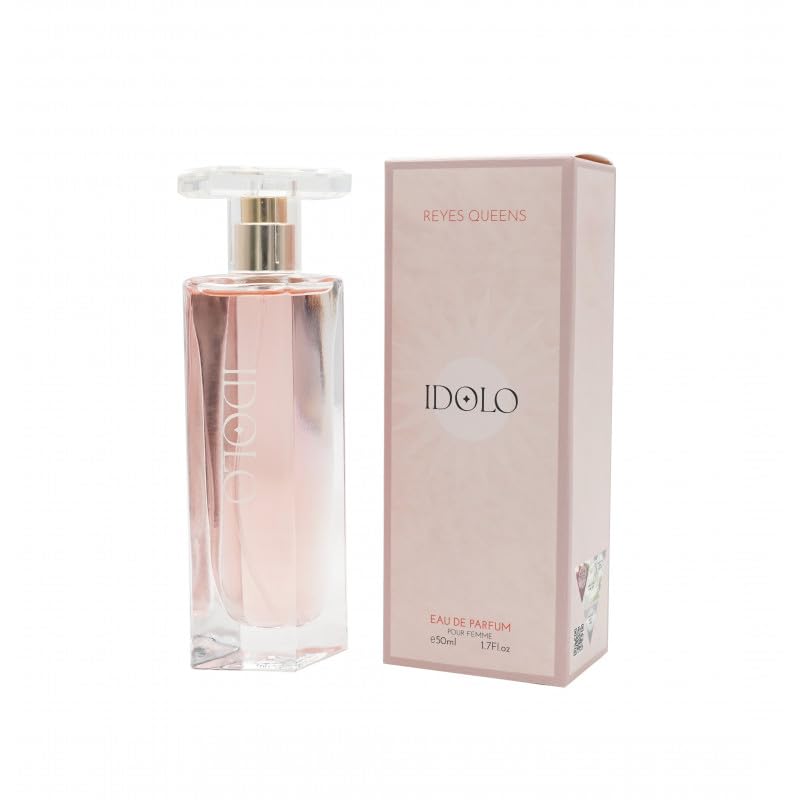 Perfume para mujer REYES QUEENS, Idolo 50 ml Familia Olfativa: Chipre, Tamaño: 50 ml, Formato: 1 Unidad, Concentración: Agua de perfume, Género: Femenino