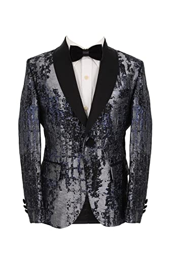 Costume de smoking pour garçons à motifs chic de spectacle