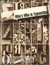 Paperback WHO'S WHO IN TYPESETTING Book