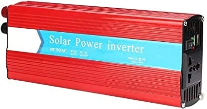 Inversor de Corriente para automóvil de 10000 W, Onda sinusoidal de 12 V CC a 220 V CA, con Cargador convertidor de Puerto USB Duradero para autocaravanas, Camiones, Barcos, Camping, hogares, furgo