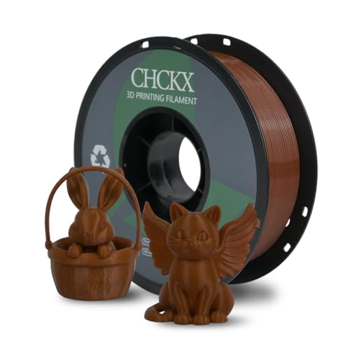 CHCKX PETG 3D Printer Filament Coffee Brown 1.75MM 1KG for Most 3D Printers