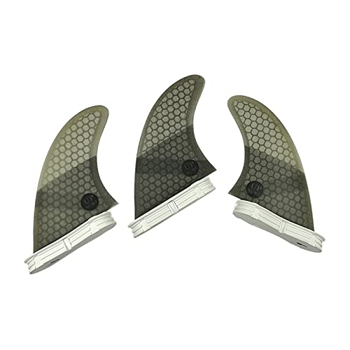 Aletas de Surf L Set de 3 Unidades de Panal para Tabla de Remo y Kayak 7