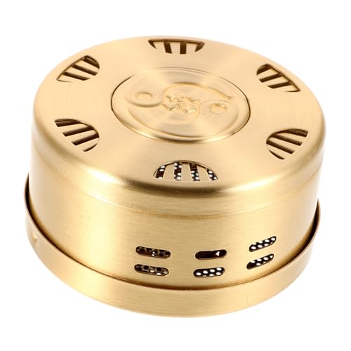 BCOATH Metal Moxibustion Pot Portable Design Moxa Burner Holder for Home Use Office Travel