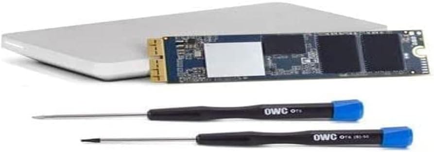 OWC 480GB Aura Pro X2 Complete SSD Upgrade Solution with Tools & OWC Envoy Pro Enclosure for MacBook Air (Mid 2013-2017) and MacBook Pro (Retina, Late 2013 - Mid 2015), (OWCS3DAPT4MB05K)