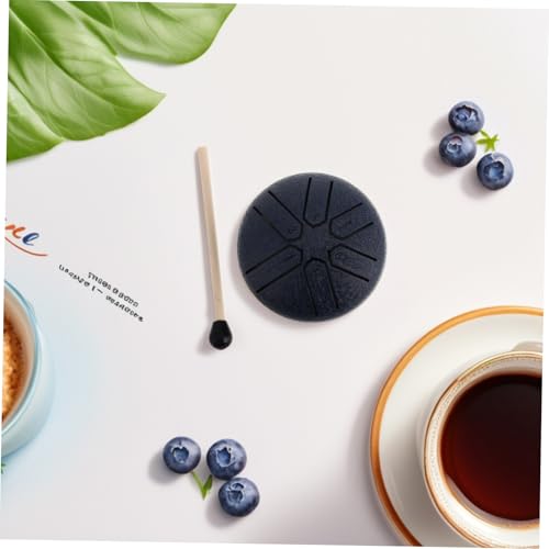 Mini Steel Tongue Drum portátil azul para meditación miniatura 6