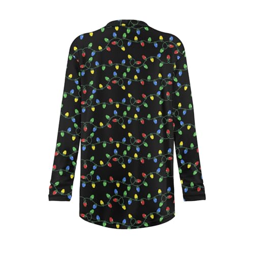 Image of Fall Maple Leaf Cardigan Sweaters for Women Long Sleeve Cardigan Soft Drape Open Front Dusters V-Neck Jackets Dressy