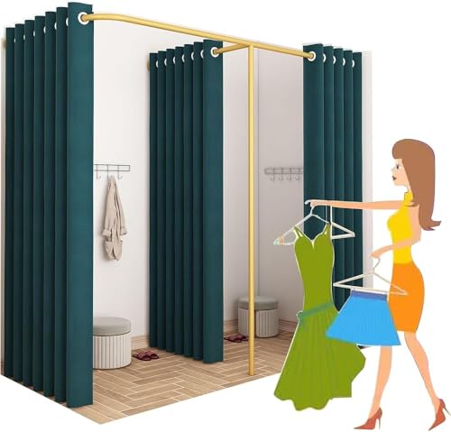 Vestiaire double et simple dressing cabine pour magasin de détail - 2