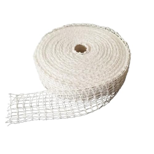 SITBXO Rollo de Malla para Carne Red de algodón for Carne de 10 m, Ideal for cocinar jamón, Salchichas y asados.