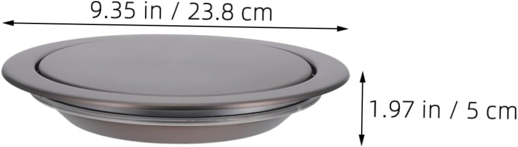 Recessed Trash Can Lid, Stainless Steel Flip Lid, Flush Mount