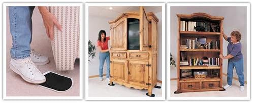 Miniatura 7 de EZ Moves II - Patines deslizantes para muebles, 4 unidades