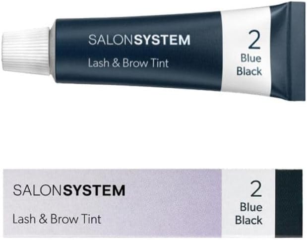 Salon System Lashtint Blue/Black Lash and Brow Tint, 15 ml, 0227214