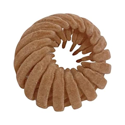 Treadyouth Lazy Fashion Birds Nest Hair Clip Bird's Nest Plate Hairpin & Girls Hair Clip Clamps Hair Accessories Donut Bun Maker Hair Accessory Expandable Ponytail Holder Mini Hair (Khaki, One Size) Cover