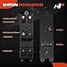 A-Premium Master Power Window Switch Compatible with Subaru Forester 2009-2010, Impreza 2008-2011, Replace# 83071FG070