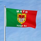 Gartenflagge Grafschaft Mayo, Irland Langlebige Hof-Banner Lustige Pride Fahnen Für Paraden Dekoration Party 3X5 Ft