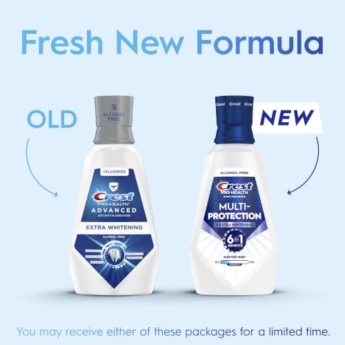 Crest Pro-Health Advanced Mouthwash, Alcohol Free, Extra Whitening, Energizing Mint Flavor, 946 mL (32 fl oz) - Image 3