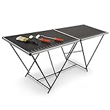 Relaxdays 10018243 10018243 - Mesa Doble Plegable Color Negro